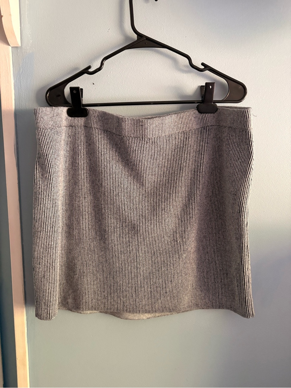 wild fable Gray Ribbed Mini Skirt